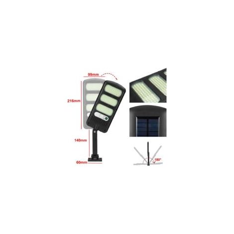 Lampe de jardin LED solaire intégrée, luminaire extérieur étanche, avec détection de présence, mur de sécurité et lumière pour jardin (1/5)