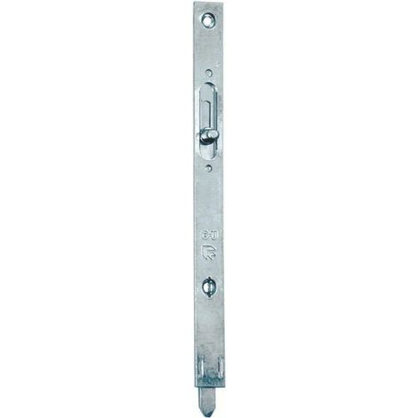 Ferco – Verrou à levier semi-fixe 200 mm – Zamak – Finition gris EV1 – Pour bois dur et teck – Course 15 mm
