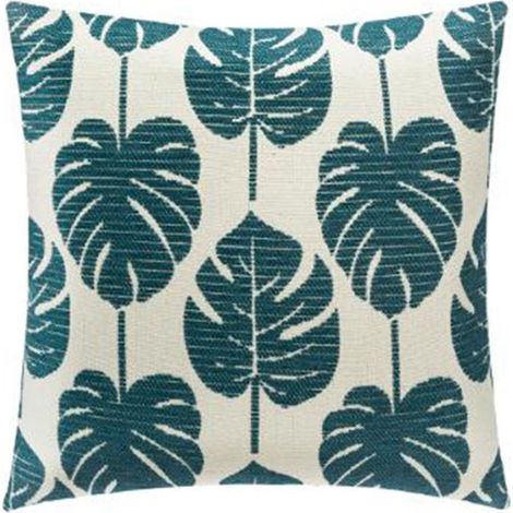 Housse de Coussin "Chen Feuil" 40x40cm Vert (1/4)