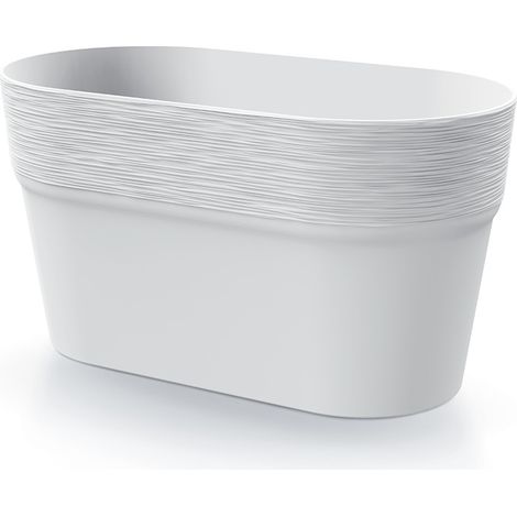 Maceta FURU , dimensiones (mm) 277x147x148, color Blanco