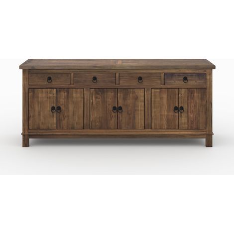 Aparador Mastic en madera 3 puertas 4 cajones