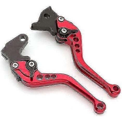 Leviers de frein et d'embrayage pour moto CBR900RR (1993-1999) - Accessoires 3D - Levier de frein (court, rouge) (1/5)