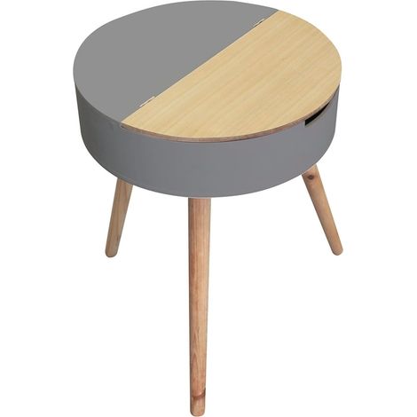 Table d'appoint coffre design scandinave (1/3)