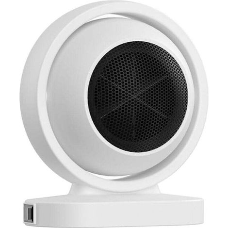 Mini Radiateur Soufflant à Économie d'Énergie Électrique Chauffage d'appoint 400W, pour Salon, Chambre, Salle de Bain (1/4)