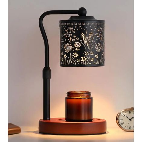 Lampe à bougies avec fonction minuterie, adaptée aux bougies en pot, cadeau idéal pour une pendaison de crémaillère, un anniversaire ou la fête des mères. (1/5)