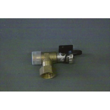 BRÖTJE Ángulo 3/4 pulgada x 3/4 pulgada con grifo KFE BSK, 681278