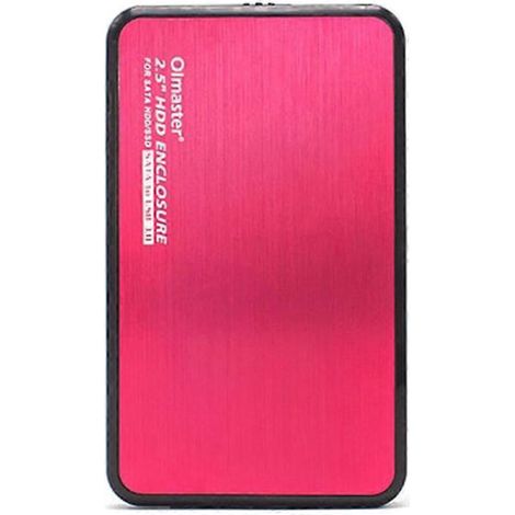2,5-Zoll-Gehäuse für externe Festplatten (SSD/HDD), bis zu 8 TB, USB 3.0-Speicherbox, Schutzhülle für externe Festplatten, hohe Geschwindigkeit und tragbar.