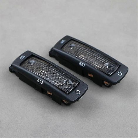 3b0947291 Noir 2 pièces Plafonnier de lecture arrière pour Golf Superb 1998-2005 3b0947291b (1/5)