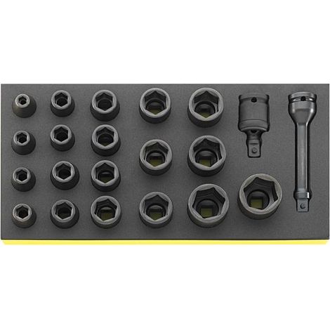 Stahlwille TCS 50IMP/19/2 Werkzeugsortiment L-CONTROL EINLAGEN-SYSTEM