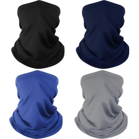 4er Pack Schlauchtuch atmungsaktiv für Damen & Herren, waschbar, winddicht (1/5)