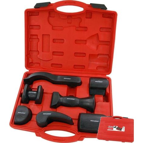 Neilsen 7pc Automotive Dent Bodywork Repair Rubber Panel Beating Dolly Set