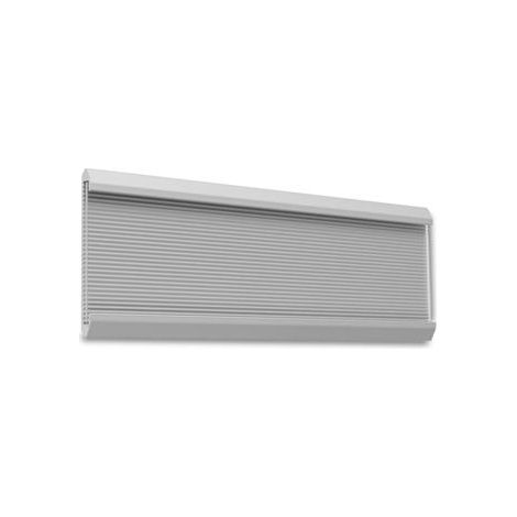 Piastra per porta in alluminio Puro 180x50 mm (1/4)