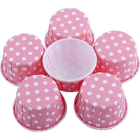 Lot de 100 caissettes en papier pour mini-gâteaux, cupcakes, muffins et autres petits gâteaux.