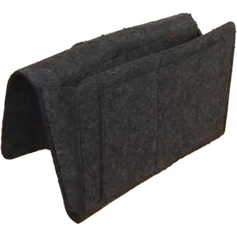 Mensola portaoggetti da comodino - Organizer da comodino - Ripiano portaoggetti - Alternativa al comodino - 21x10x10 cm - Grigio scuro