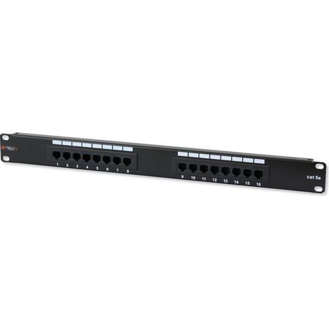 Techly Professional Pannello Patch UTP 16 Posti RJ45 Cat.5E Techly (1/4)