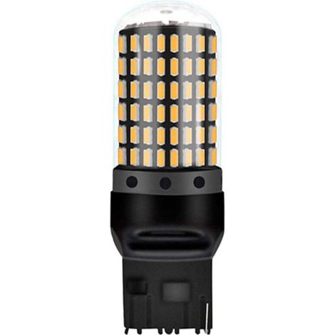Ampoule LED automobile, réf. T20/W21W, 6000K, 144SMD, Canbus, couleur jaune, pour marche arrière.-AquaForge (1/5)