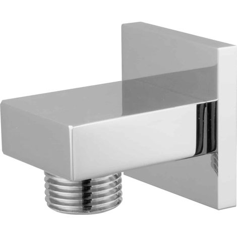 PaulGurkes Coude mural pour flexible en laiton chromé (1/4)