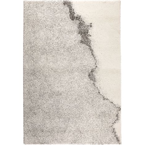 VIVARAISE - Tapis décoratif Abu en polypropylène - 160 x 230 cm - Ivoire
