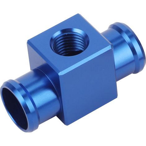 Gerades Rohrkühler-Thermostat-Set mit Wassertemperaturschalter für Motorräder, Geländefahrzeuge, ATVs und blaue (1/5)