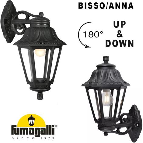 BISSO/ANNA NERO UP & DOWN TRASP. E27 FUMAGALLI WALL