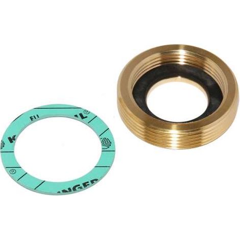 Wilo R5 Adapter Gewindepaßstück Gewindeadapter messing 110678298 G 1 1/2" auf G2" (1/2)
