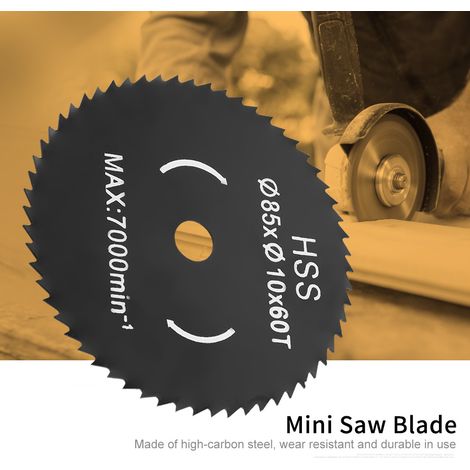 Disque de coupe pour mini-scie circulaire 8510 mm, 60 dents (1/5)