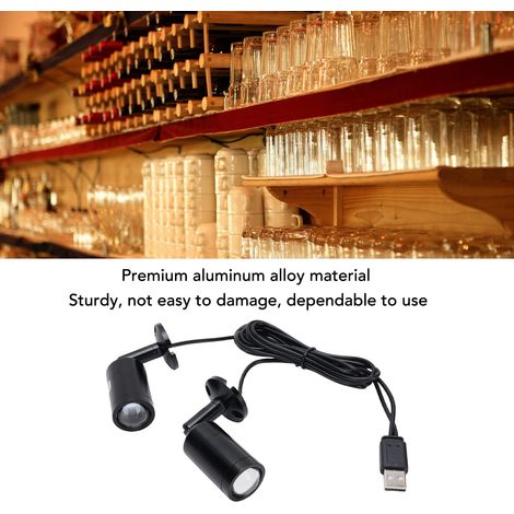 Spot Lumineux Mini LED en Aluminium pour Vitrine, Bijoux, Art et Peintures (1/5)