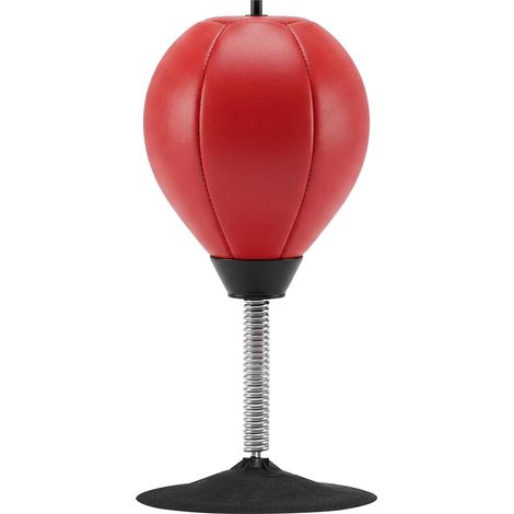 Sac de Frappe de Bureau,Punchingball de Table à Ressort Renforcé,Stress Buster Bureau Perforation Boule,Convient au Bureau et à la Maison (1/5)