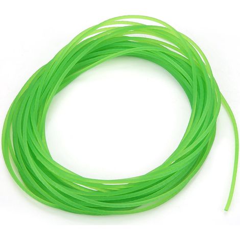 Courroie ronde en polyuréthane PU à surface rugueuse verte pour transmission (2 mm x 10 m) (1/5)