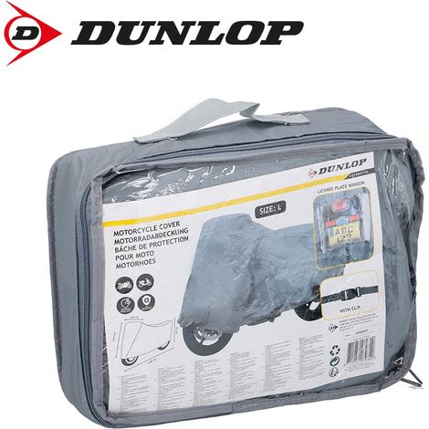 DUNLOP Motorradabdeckung, Size L, 228x99x124/75 cm