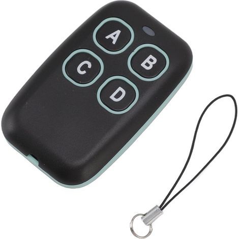 433MHZ DC12V Télécommande Copie Commutateur Sans Fil 4 Bouton Porte De Garage Copie Commutateur À Distance (1/5)