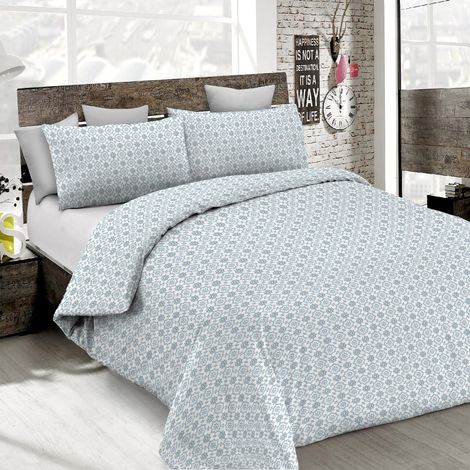 Housse de Couette Printed Colors, Floyd Vert Eau, 2 Places (1/4)