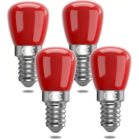 Ampoule LED rouge E14 3W, ampoule décorative rouge E14, remplace une ampoule de 25W (1/5)