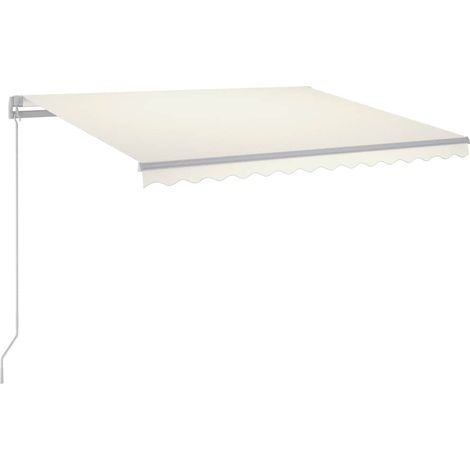 Maison Exclusive - Markise Manuell Einziehbar mit LED 300x250 cm