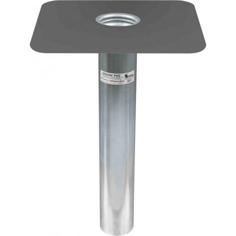 Soprema – Raccord pour gouttière en alu et PVC – Diamètre 95 mm – Longueur 600 mm – Évacuation des eaux pluviales optimisée