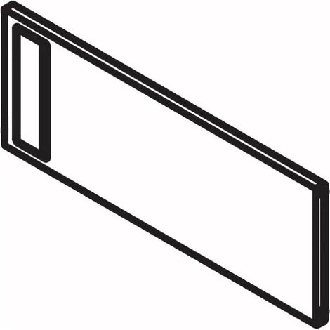 AMBIA-LINE design acier hauteurs C, E et F - BLUM - Séparateur transversal supplémentaire - Pour hauteur 110 et largeur 242 mm. - Gris orion mat
