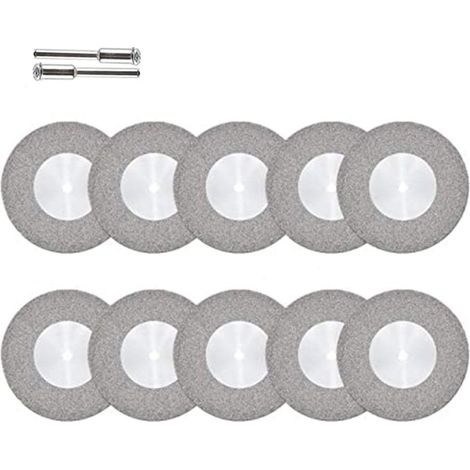 Jeu de disques de coupe diamantés pour scies circulaires, comprenant des mini disques HSS et des disques en résine pour la coupe du bois, du métal et du plastique (1/5)