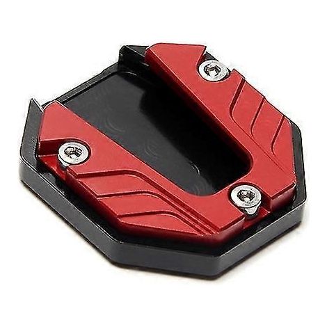 Roller-Motorrad-Fahrrad-Parkständer-Pad-Platte aus CNC-gefräster Aluminiumlegierung – Rot