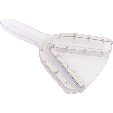 Apribottiglie adatto a persone con forza di presa limitata, tappi facili da svitare, utensile da cucina a forma di ventaglio per donne e uomini, doppie punte regolabili in acciaio inossidabile (1/5)