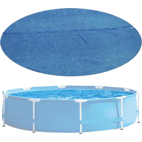 Couverture Solaire pour Piscine 6FT  Bâche À Isotherme Round Étanche Et Résistante Chauffer L’Eau en Été Protection Extérieure - (1/5)