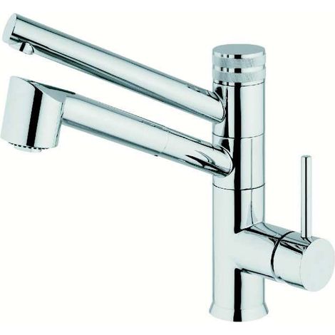 Miscelatore 3 vie 2 uscite con doccia estraibile LIBERTY BES 6129 (1/2)