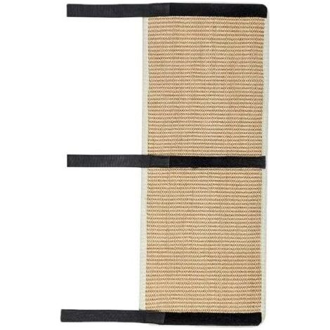 Tapis griffoir en sisal pour chat 25 x 63 cm, avec velcro, protection de meubles, durable (1/5)