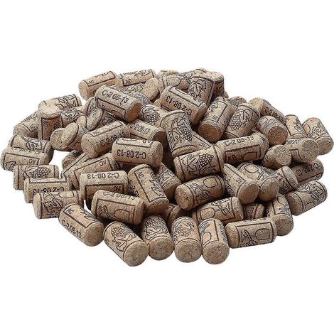 Set mit 50 Korkstopfen für Weinflaschen, aus Holz (1/5)