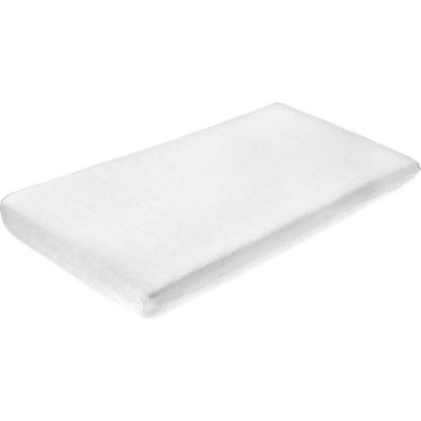 Lenzuolo in spugna impermeabile bianco 120x60