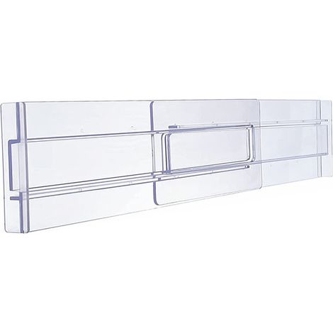 Séparateur de tiroir extensible, en plastique Transparent, cloison de soutien-gorge, organisateur de rangement, outil de garde-robe (1/5)
