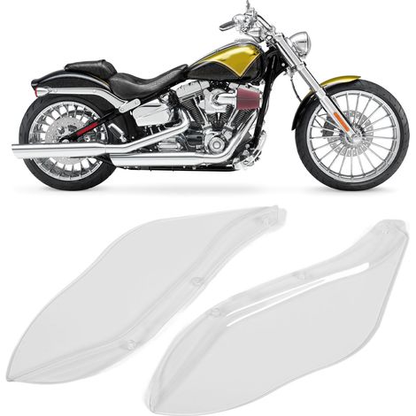 Déflecteurs latéraux de pare-brise, une paire pour CVO Electra Glide FLHTCSE 2004 transparents. (1/5)