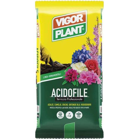 TERRICCIO VIGORPLANT substrato PIANTE ACIDOFILE camelie orchidee ortensie 20LT (1/5)