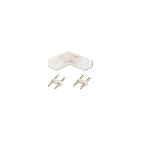 CONNETTORE PER GIUNZIONE AD L PER NASTRO LED 2PIN