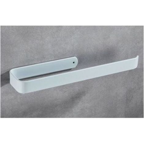 Weiße, 33 cm große, selbstklebende oder hängende Wandtür, selbstklebend oder an der Wand, Stützfläche in Aluminium für die Küche, Badezimmer, Plakate, vertikal oder horizontal