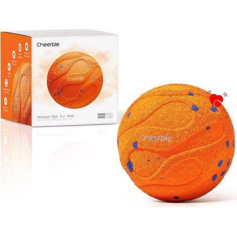 Jouet interactif intelligent pour chien, jouet pour chiot stimulant les battements de cœur, bouge, rebondit et tourne automatiquement, fabriqué en matériau ETPU, étanche IPX7, une balle roulante énerg (1/5)